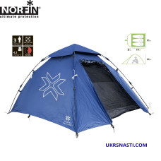 Палатка кемпинговая трёхместная Norfin Nivala Blackout 3